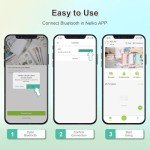 Bluetooth Label Maker with Multiple Templates, White