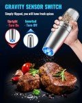 Gravity Electric Salt and Pepper Grinder Set