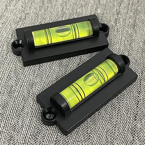 YMGBHNKJLS 5Pcs Bubble Levels Spirit Level with Screws Precision Bubble Spirit Level Measuring Layout Tools (Y02)