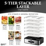 Adjustable Digital Food Dehydrator with 5 Trays