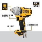 DeWalt 20V MAX 1/2" Medium Impact Wrench