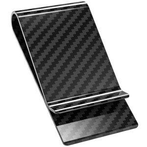 Carbon Fiber Money Clip Wallet for Travel