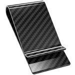 Carbon Fiber Money Clip Wallet for Travel