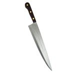 Realistic 17.5" Fake Kitchen Knife Costume Prop