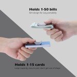 Carbon Fiber Money Clip Wallet for Travel