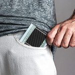 Carbon Fiber Money Clip Wallet for Travel