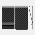 Carbon Fiber Money Clip Wallet for Travel