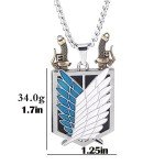 AOT Wings of Freedom Pendant Necklace for Fans