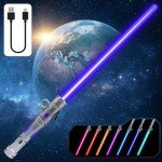 Gianby LED Light Up Saber Set for Kids