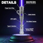 Gianby LED Light Up Saber Set for Kids