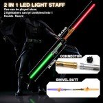 Gianby LED Light Up Saber Set for Kids