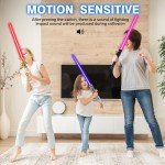 Gianby LED Light Up Saber Set for Kids