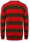 Kids Halloween Striped Kruger Sweater Costume Top