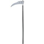 Grim Reaper Scythe Staff with Skull Details