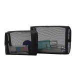 HOYOFO 3-Piece Mesh Makeup Bag Set