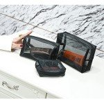 HOYOFO 3-Piece Mesh Makeup Bag Set
