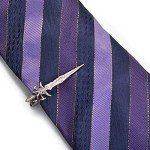 Funny Silver Sword Tie Clip for Men