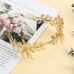 Golden Laurel Leaves Tiara and Crown for Women