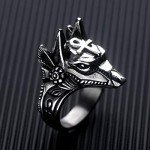 Anubis Vintage Gold Plated Men's Ring