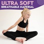 3-Pack Girls' Racerback Sports Bras, Light Support