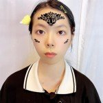 Black Devil Face Gems for Halloween Costume