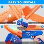 3 Pack LED Foam Glider Airplane Launchers