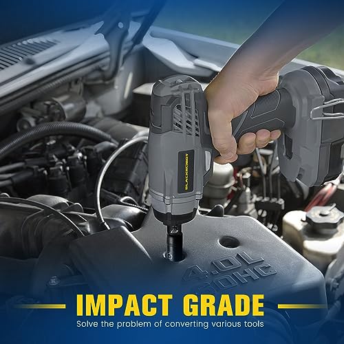 BLACKROBOT 4pc Impact Socket Adapter Set 1/4"-1/2" SAE