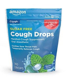 Sugar Free Menthol Cough Drops - 140 Count