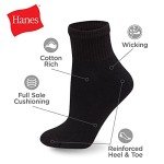 Hanes Women's 10-Pack Ankle Fashion Liner Socks