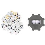 Spin Master Games, Cardinal Classics Double Nine Dominoes Set in Storage Tin, Dominoes for Kids, Classic Game, Dominoes for Adults and Kids Ages 8 and Up