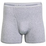 Gildan Men's Underwear Boxer Briefs, Multipack, Black/Charcoal/Sport Grey (5-Pack), Medium