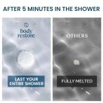 Body Restore Bath Bombs Aromatherapy 15 Pack - Christmas Gifts for Women, Stocking Stuffers, Birthday Gifts for Mom, White Elephant Gift, Travel Essentials - Lavender Shower Steamers