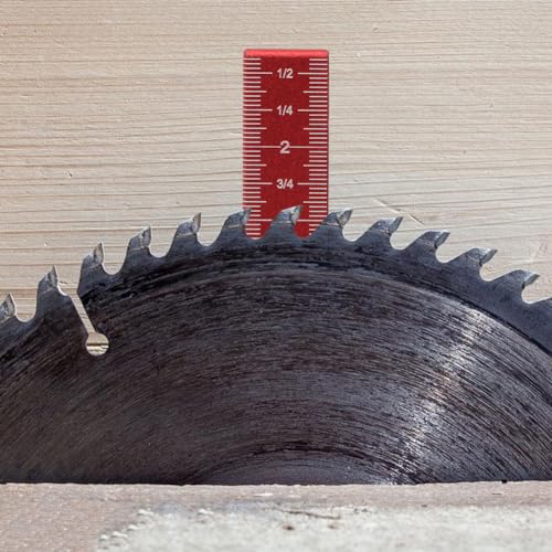 KETIPED Aluminum 45/90 Degree Layout Thickened Triangle Ruler,Imperial and Metric Scales Isosceles Right Triangular high-Precision Measuring Ruler,Square Measuring Tool for Woodworking,MG-045R