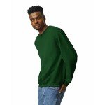 Gildan Adult Fleece Crewneck Sweatshirt, Style G18000, Multipack, Forest Green (1-Pack), Large