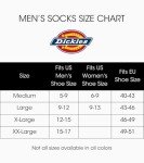 Dickies Men's Dri-Tech Moisture Control Max Full Cushion Crew Socks, Available in M-XL (6, 12, Black (6 Pairs), X-Large