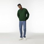 Gildan Adult Fleece Crewneck Sweatshirt, Style G18000, Multipack, Forest Green (1-Pack), Large