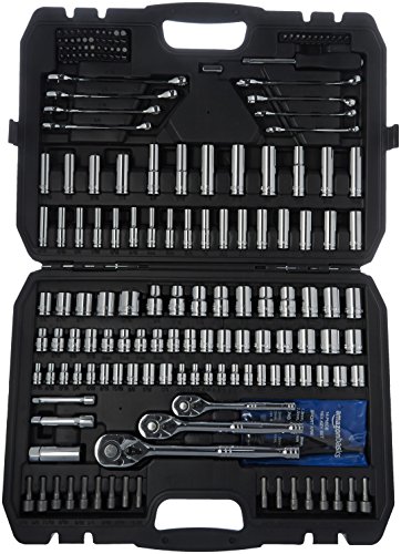 201-Piece Mechanic's Tool Socket Set by Amazon Basics