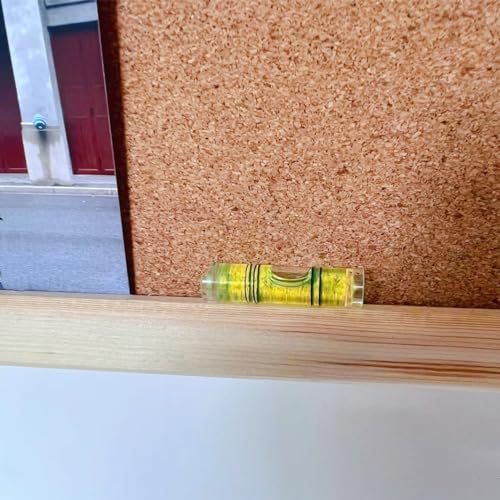 YMGBHNKJLS 8 Pieces Mini Cylindrical Level Small Horizontal Bubble Levels 9.5x40mm Bubble Spirit Level Measuring Layout Tools
