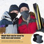 KGC 2 Pack Winter Neck Warmer Gaiter,Soft Fleece Windproof Face Mask Scarf Bandana Cold Weather Face Cover for Men & Women Outdoor Sports Skiing Cycling