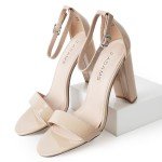 J. Adams Shirley Block Heels for Women - Ankle Strappy Heels for Women, High Heels Dressy Sandals - Chunky Heels for Women - Wedding Shoes for Bride, Summer Heels
