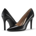 JENN ARDOR Women's High Heels Closed Pointed Toe Stiletto Classic Office Dress Bridal Wedding Pumps Sexy Prom Shoes Dark Black