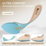 IDIFU Women's IN4 Classic Pointed Toe High Heels Pumps Wedding Dress Office Shoes (9.5, Nude Nubuck)