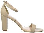 The Drop Women's Rebecca Strappy High Block Heel Sandal Shoe, Bone, 7.5 M US