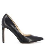 Nine West Women's Tatiana Pump, Black Leather, 7