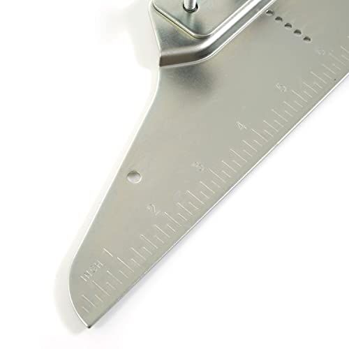 Stair Tread Template Tool - Stair Gauge Knob Risers Set with Carpenter Pencil and Level for Precision - Metal Stair Treads and Risers Jig for Accurately Measuring Layout, Angle, Length
