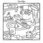 Cozy Friends: Coloring Book for Adults and Teens Featuring Super Cute Animal Characters with Easy and Simple Designs for Relaxation (Cozy Spaces Coloring)