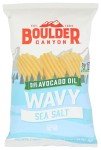 BOULDER CANYON Wavy Classic Sea Salt Potato Chips, 5.5 OZ
