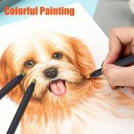 Stocking Stuffers for Kids, 12 Colors Rainbow Pencils, Valentines Day Gifts for Kids Adults, Teens Birthday Party Art Supplies, Christmas Gifts for Teenagers, Easter Basket Stuffers, Pre-sharpened