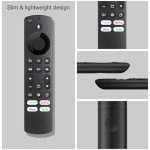 IDGPUW Replacement Voice Remote for Insignia, Toshiba, Pioneer Smart TV, Compatible with Fire Smart TV