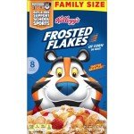Kellogg's Frosted Flakes Breakfast Cereal, Kids Cereal, Family Breakfast, Family Size, Original, 21.7oz Box (1 Box)